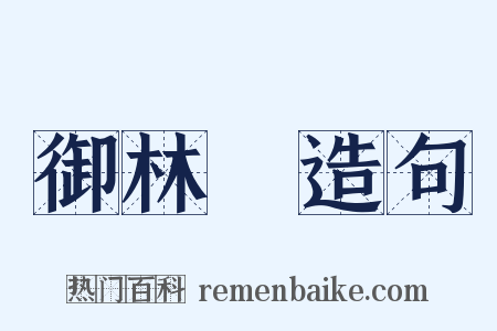 御林軍造句是什么意思的图片